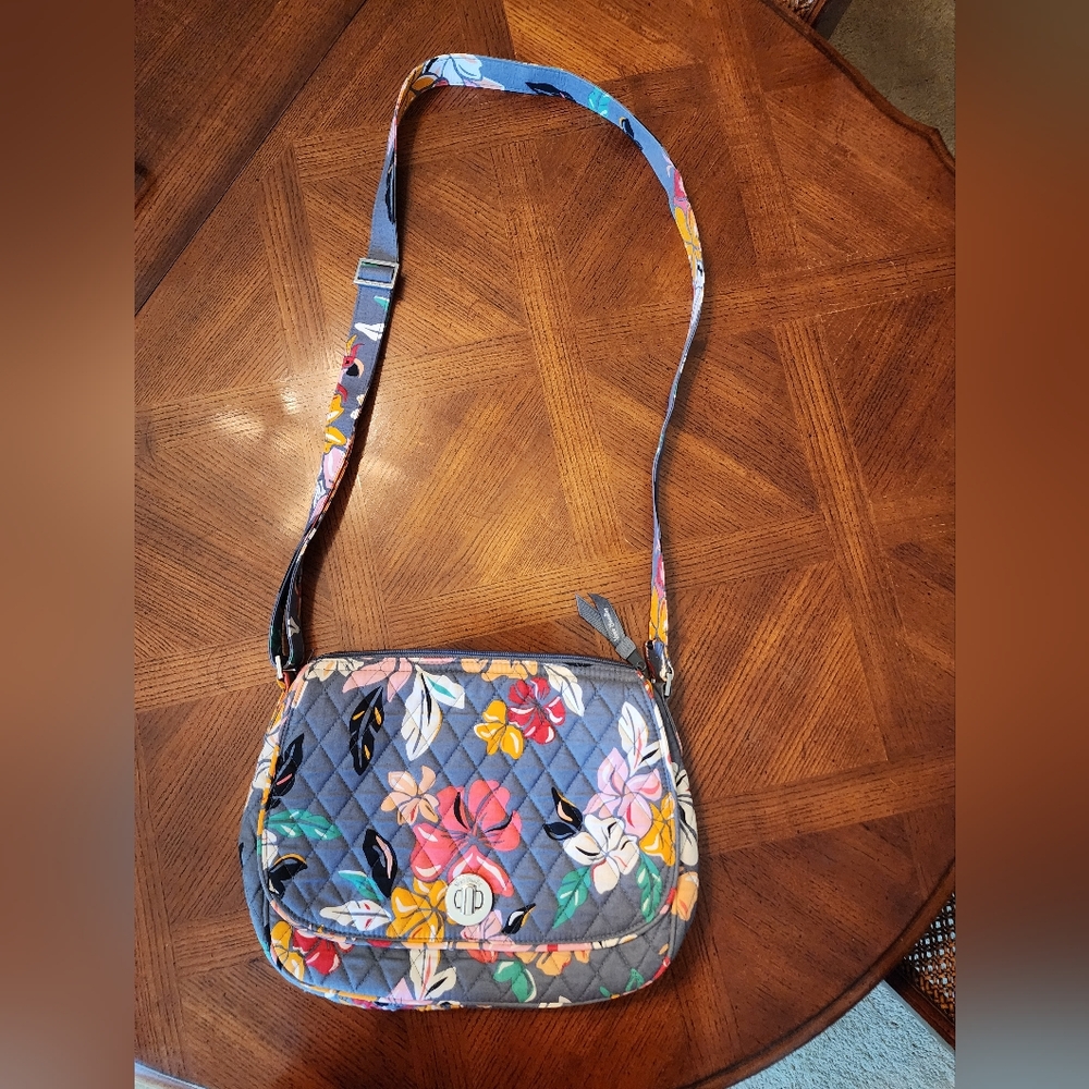 Colorful Floral Crossbody Bag